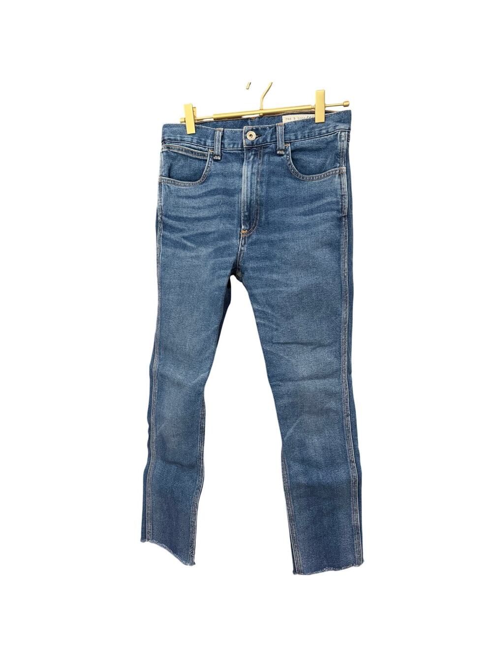Rag & Bone Skinny Jeans Raw Hem Dark Wash 27 EUC